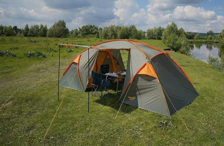 Шестиместная двухкомнатная палатка с тамбуром Helios Bora 6